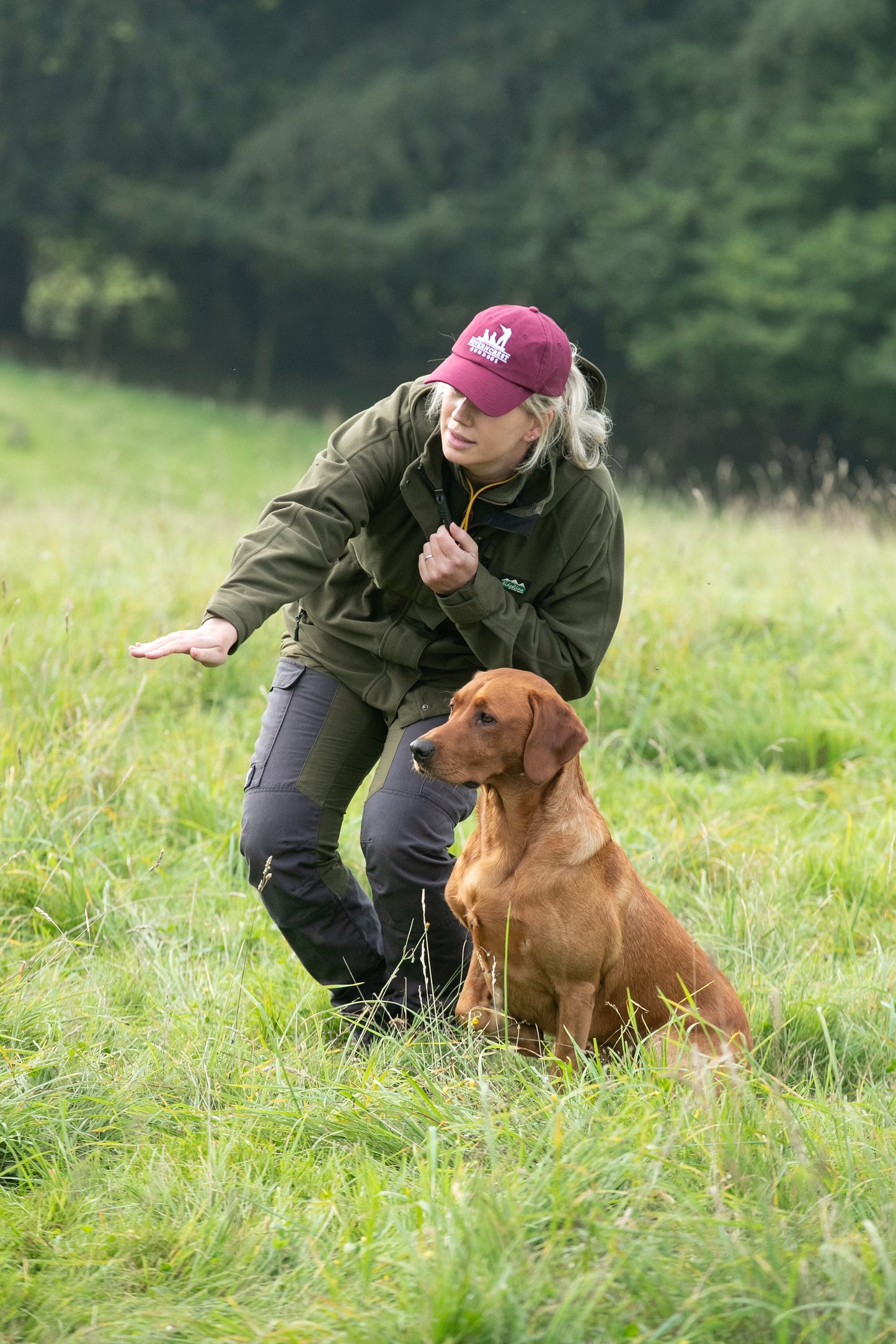 Severncrest Gundogs Cap - Burgandy